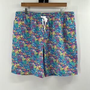 Chubbies Men's Classic 7" Swim Trunks - The Tropical Bunches - XXL - NWOT